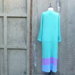 1970s Leisure Gown Maxi Dress