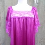 Vintage Boho Nightgown Maxi Dress