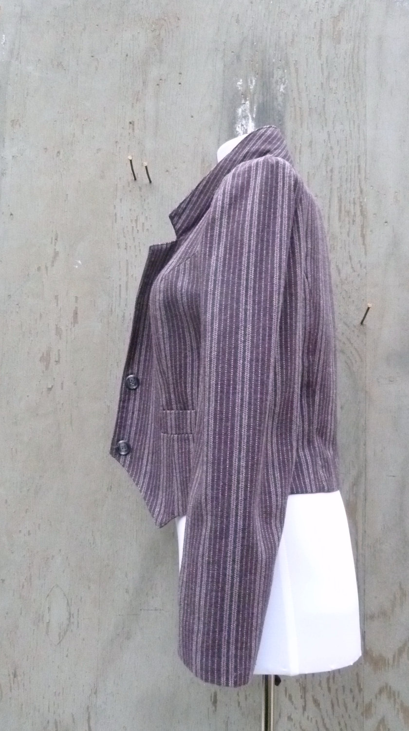 1980s Jacket Striped Cropped on Luulla